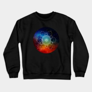 HEXA-TORUS SACRED INTERSTELLAR GEOMETRY - FOR INTELLIGENT, SCIENCE AND MYSTICISM DEVOTEES LIKE YOURSELF Crewneck Sweatshirt